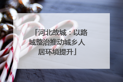 河北故城：以路域整治推动城乡人居环境提升