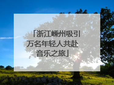 浙江嵊州吸引万名年轻人共赴音乐之旅