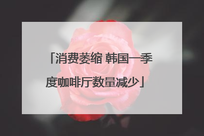 消费萎缩 韩国一季度咖啡厅数量减少