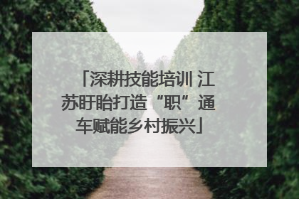 深耕技能培训 江苏盱眙打造“职”通车赋能乡村振兴