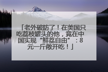 老外破防了！在美国只吃荔枝罐头的他，竟在中国实现“鲜荔自由”：8元一斤敞开吃！