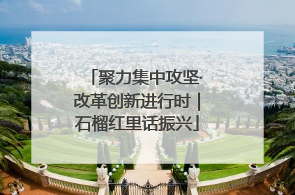 聚力集中攻坚·改革创新进行时｜石榴红里话振兴