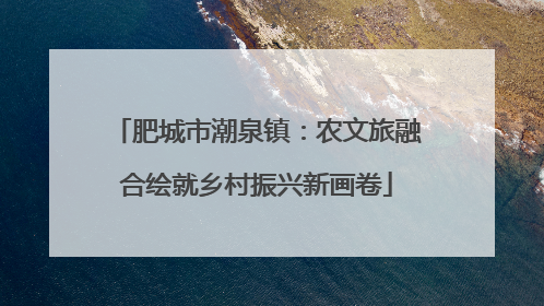 肥城市潮泉镇：农文旅融合绘就乡村振兴新画卷