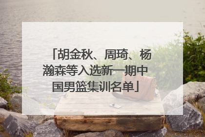 胡金秋、周琦、杨瀚森等入选新一期中国男篮集训名单