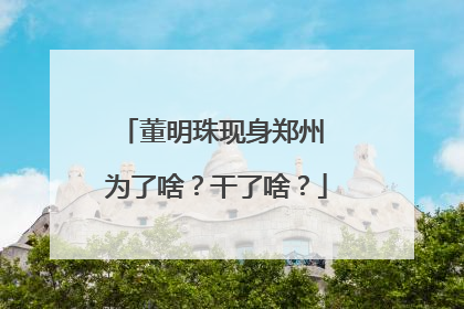 董明珠现身郑州 为了啥？干了啥？