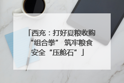 西充：打好夏粮收购“组合拳” 筑牢粮食安全“压舱石”