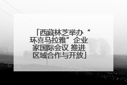 西藏林芝举办“环喜马拉雅”企业家国际会议 推进区域合作与开放
