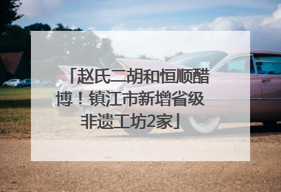 赵氏二胡和恒顺醋博！镇江市新增省级非遗工坊2家