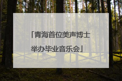 青海首位美声博士举办毕业音乐会