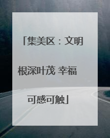 集美区：文明根深叶茂 幸福可感可触