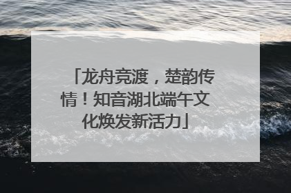龙舟竞渡，楚韵传情！知音湖北端午文化焕发新活力