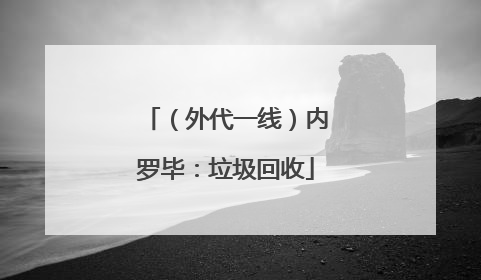 （外代一线）内罗毕：垃圾回收