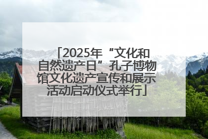 2025年“文化和自然遗产日”孔子博物馆文化遗产宣传和展示活动启动仪式举行