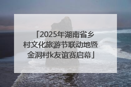 2025年湖南省乡村文化旅游节联动地暨金洞村k友谊赛启幕
