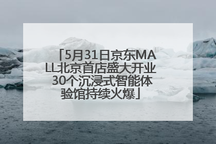 5月31日京东MALL北京首店盛大开业 30个沉浸式智能体验馆持续火爆